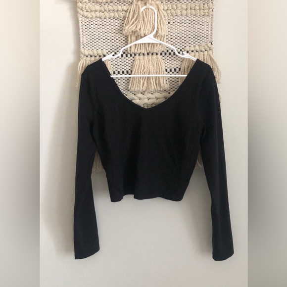 Lululemon Align Long Sleeve Shirt Black Workout Athleisure - Picture 2 of 4